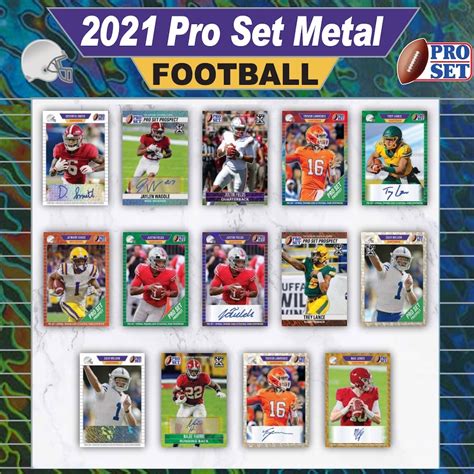 2021 pro set metal football box|2021 pro set football checklist.